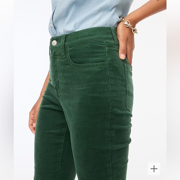 J. Crew Corduroy full-length essential straight pant - Picture 2 of 4